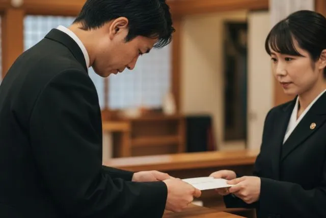 檀家の住職が亡くなった時の香典は？